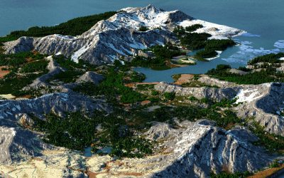 Genboan  [4k, Download, 1.12 & 1.16+, Realistic, Multibiome, Java & Bedrock, Minecraft Survival World / RPG Map]